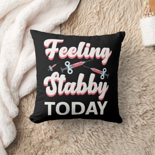 静脈切開ユーモア注射器が血静脈穿刺を引き出す クッション (ブランケット)