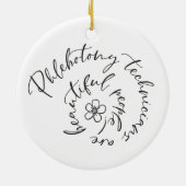 静脈切開工房の花 セラミックオーナメント (裏面)