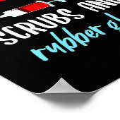 静脈切開針スクラビング手袋切開術 ポスター (角)