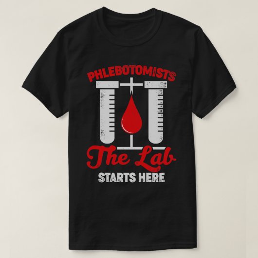 静脈切除医療技師静脈霧ギフト Tシャツ (デザイン正面)