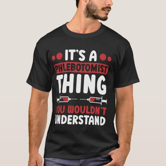 静脈切除技術静脈切除術 Tシャツ (正面)