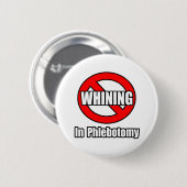 静脈切除術では泣き言は言わない 缶バッジ (正面&裏面)