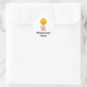 静脈切除術のステッカー ラウンドシール (バッグ)