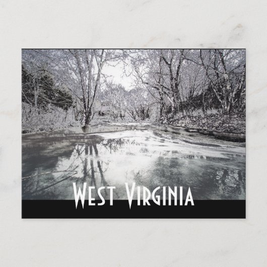 静脈波 ポストカード (正面)