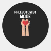 静脈注射モード血液静脈切開注射器ギフト ラウンドシール (正面)