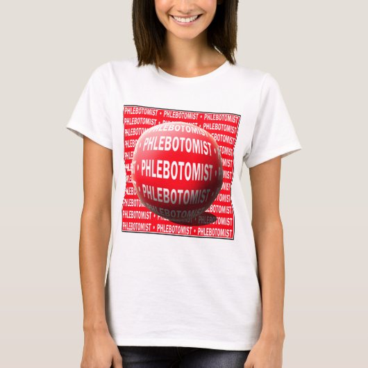 静脈炎球血滴 Tシャツ (正面)