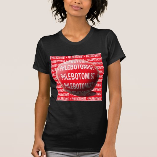 静脈炎球血滴 Tシャツ (正面)