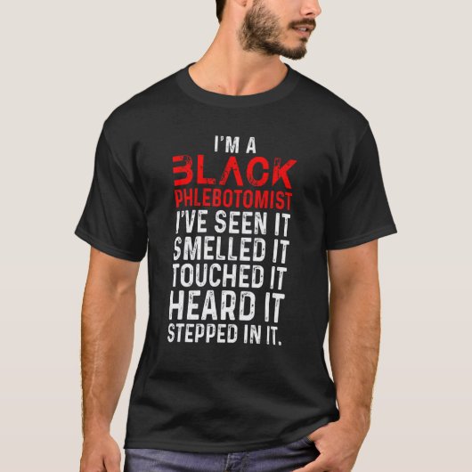 静脈穿刺師 採血技師 16 Tシャツ (正面)