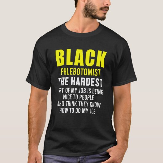 静脈穿刺師 24時間体制 Tシャツ (正面)