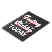 静脈穿刺術を引き出す静脈切開術ユーモア注射器 ノートブック (左側)