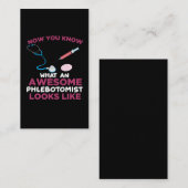 静脈穿刺静脈静脈切開術 名刺 (正面/裏面)