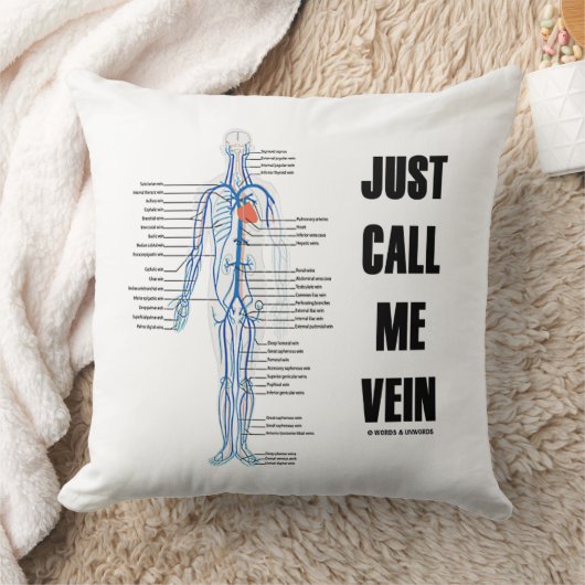 静脈系の循環ユーモアと呼んでくれ クッション (ブランケット)