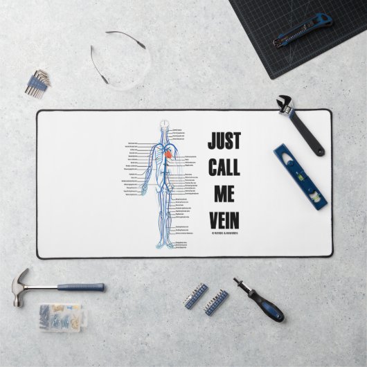 静脈系の循環ユーモアと呼んでくれ デスクマット (ワークステーション)