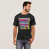 静脈血採血士 臨床検査技師 Tシャツ (正面フル)
