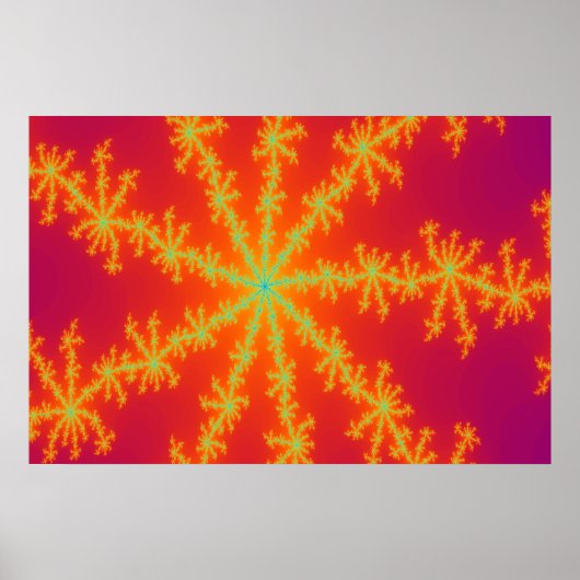 静脈雷雨プリント ポスター (正面)