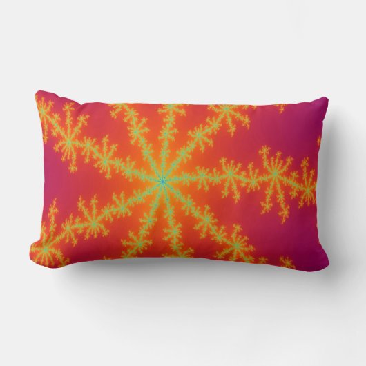 静脈雷雨枕 ランバークッション (正面)