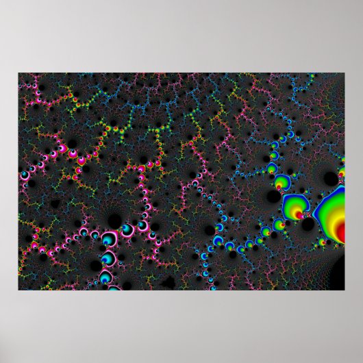 静脈 – フラクタルアート ポスター (正面)