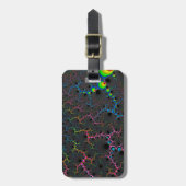 静脈 – フラクタルアート ラゲッジタグ (正面縦)