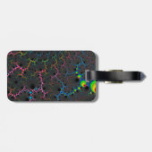 静脈 – フラクタルアート ラゲッジタグ (裏面横)