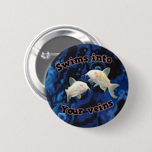 静脈 缶バッジ (正面&裏面)