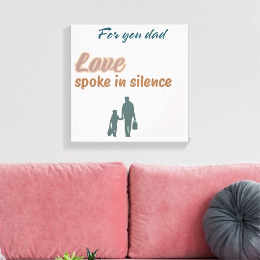 🖼️静話かに愛 – 心の壁 キャンバスプリント (インサイチュ (リビング))