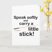 静話かに カード (黄色い花)