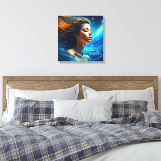 静話さ | Meditation Sevanial Art キャンバスプリント (インサイチュ (寝室))