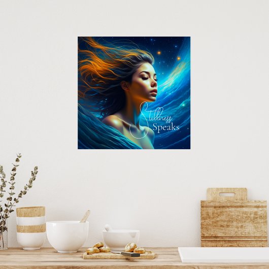 静話さ | Meditation Sevanial Art ポスター (キッチン)