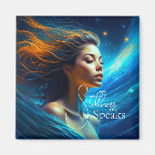 静話さ | Meditation Sevanial Art マグネット (正面)