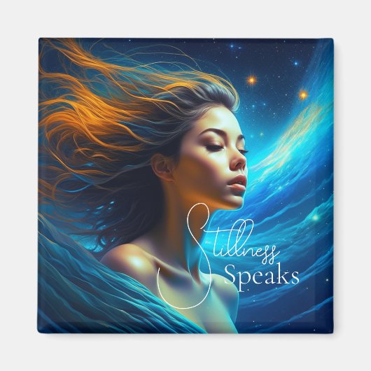 静話さ | Meditation Sevanial Art マグネット (正面)