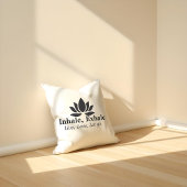 静謐なロータス:インヘール、エクヘールのインスピレーション クッション