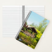 静謐な反射池フォトスパイラル手帳 ノートブック (内側)