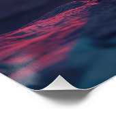 静謐な日の出瞑想：仏像ポスター ポスター (コーナー)