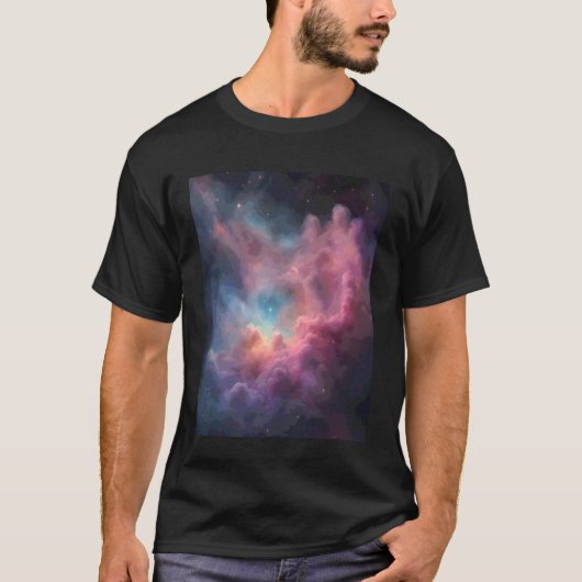 静謐な星雲の雲の傑作 Tシャツ (正面)