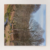 静謐な木のパズル ジグソーパズル (横)