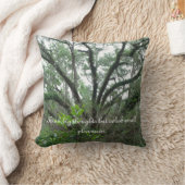 静謐な木リバーシブルピロー クッション (ブランケット)