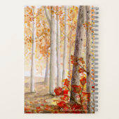 静謐な水彩林ノートブック ノートブック (裏面)