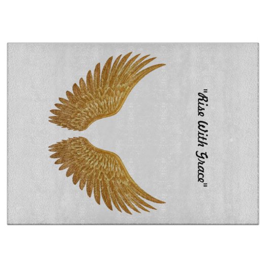 「静謐な翼」 カッティングボード (正面)