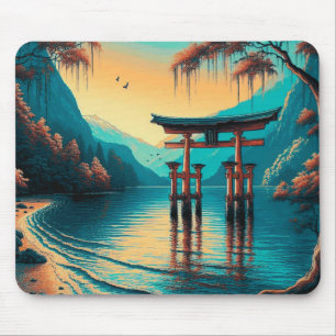 "静謐のささやき: 精霊の門" マウスパッド