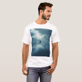 🌊 静謐の海:波乱を超えた涅槃 Tシャツ (正面フル)