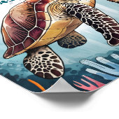 静謐を知る キリスト教の幼児期の壁画 ポスター (角)