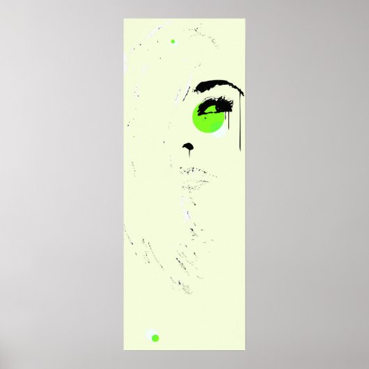 静電気で泣き出した ポスター (正面)