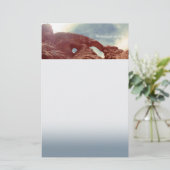 静電気を通り抜ける 便箋 (スタンド正面)