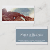 静電気を通り抜ける 名刺 (正面/裏面)