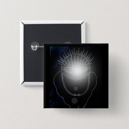 静電気 缶バッジ (正面&裏面)