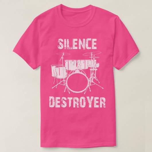 静音駆逐艦 Tシャツ (デザイン正面)