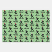 非おもしろいパーソナライズされた教派クリスマス ラッピングペーパーシート (正面2)