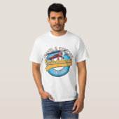 非の打ちどころのないサントリーニ島の旅をしよう Tシャツ (正面フル)