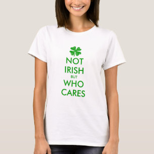 非アイルランドの女の子のためのSt patricks dayのおもしろいなTシャツ Tシャツ