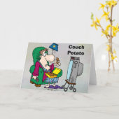 非アクティブな衣服グリーティングカード カード (黄色い花)